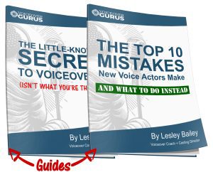 Voiceover Coaching Guide from Voiceover Gurus - guide cover images Voiceover Coaching Guide from Voiceover Gurus - guide cover images